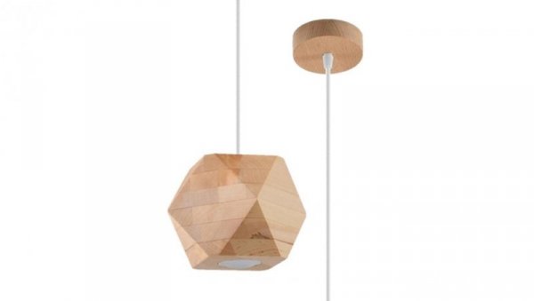 Lampa wisząca WOODY naturalne drewno