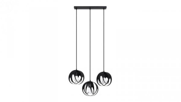 Lampa wisząca TULOS 3L czarna