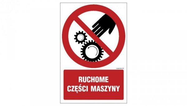 ZNAK - GC072 Ruchome części maszyny - arkusz 9 naklejek 5 x 7,5 cm FN - Folia samoprzylepna