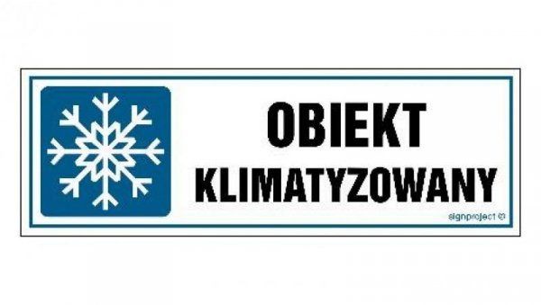 ZNAK - NC023 Obiekt monitorowany 90 x 30 cm PN - Płyta 1mm