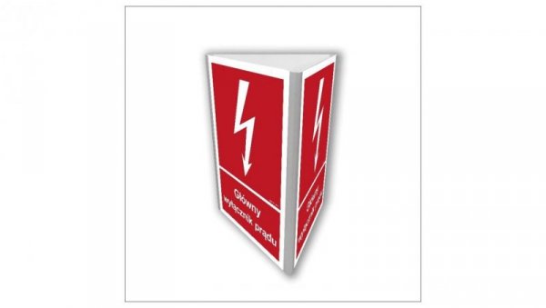 ZNAK - BC808 Główny wyłącznik prądu (3D dościenny) 35 x 52,5 cm PS - Płyta 1mm foto.