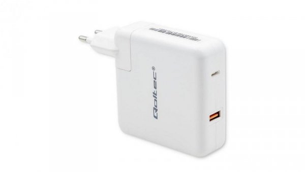 Qoltec Ładowarka GaN FAST 108W 5-20V 3-4.7A USB C Biała