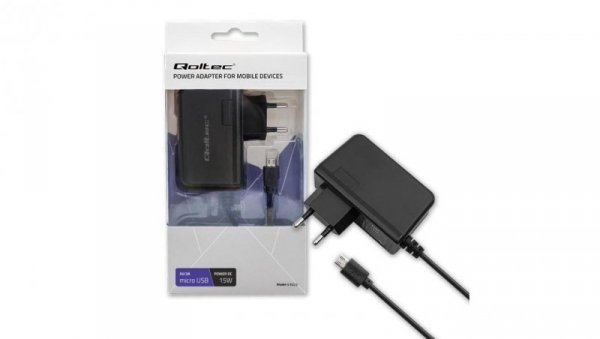 Qoltec Ładowarka sieciowa 15W 5V 3A micro USB