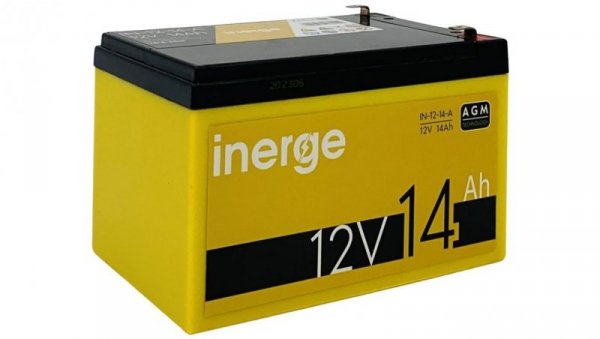 Akumulator AGM 12V 14Ah INERGE