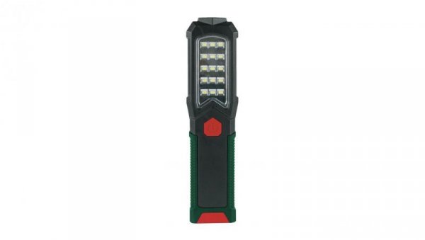 Naświetlacz akumulatorowy LED 400lm, 6500K, 1800MAh, 3 tryby + magnes, ziel-czar / 47109