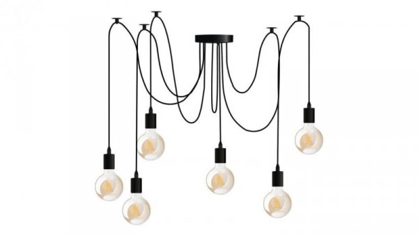 Lampa wisząca sufitowa ARANE PAJĄK 6 ramion do LED 6x E27 LUMILED