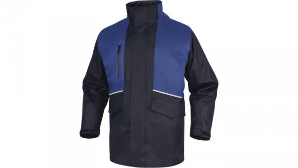 Kurtka 5 w 1 z poliestru pongee powlekanego PVC ALASKA3, kolor: granatowo-niebieski, rozmiar: 3XL / ALAS3MB3X