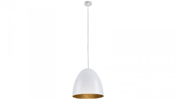 LAMPA WISZĄCA EGG M BIAŁO-ZŁOTY 9021 Nowodvorski
