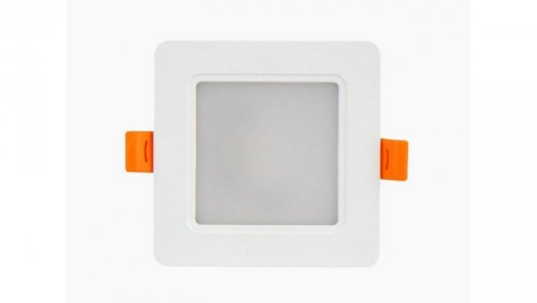 LED line LITE Downlight Plafon MOLLY 5W 450lm 3000K ciepła kwadrat podtynk 3 lata gwar.