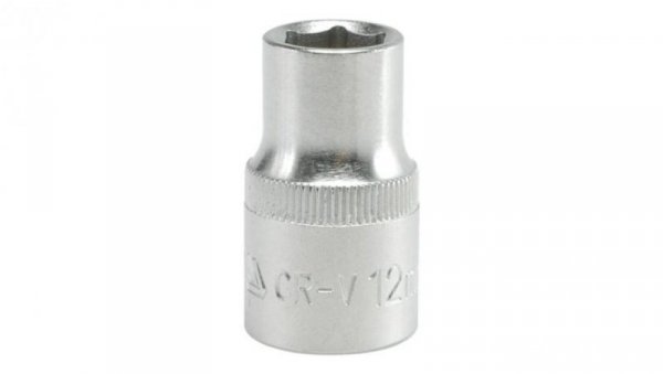 NASADKA KRÓTKA 6-KĄTNA CHROMOWANA 1/2 12MM