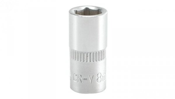 NASADKA KRÓTKA 6-KĄTNA CRV 1/4 8MM