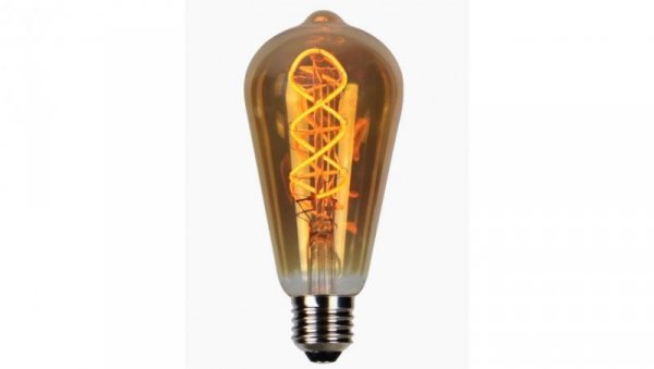 LED line PRIME żarówka LED E27 4W 1800K 210lm 220-240V FILAMENT ST64 RETRO EDISON VINTAGE ZŁOTA ŚCIEMNIALNA 5 lat gwar.