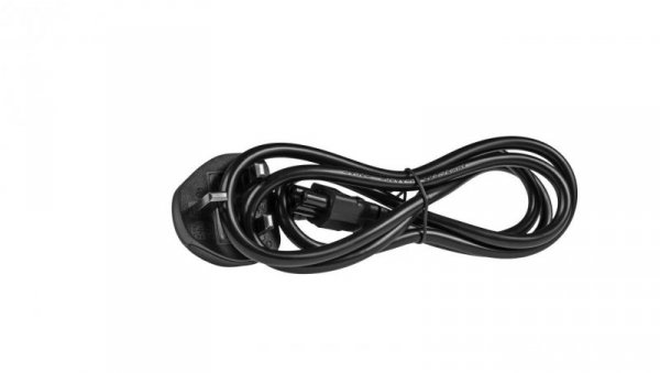 Kabel zasilający sieciowy wtyczka wersja angielska UK - koniczynka 1.2m
