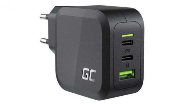 ŁADOWARKA SIECIOWA Green Cell POWERGAN 65W 2xUSB-C 1xUSB-A CHARGC08