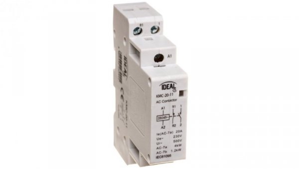 Stycznik modułowy 20A 1Z 1R 230V AC KMC-20-11 23244
