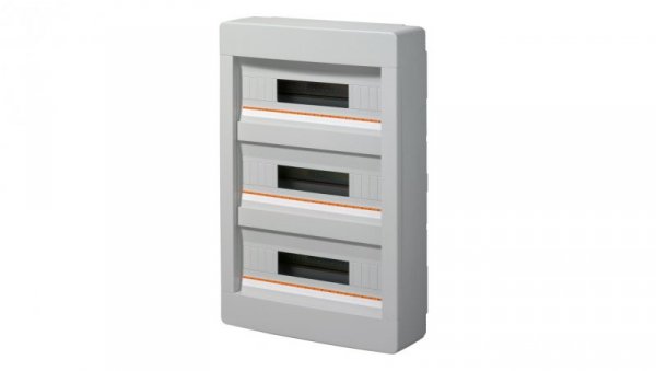 Rozdzielnica modułowa 3x18 natynkowa bez drzwi seria 610 IP40 400x550x130 szara EC61054