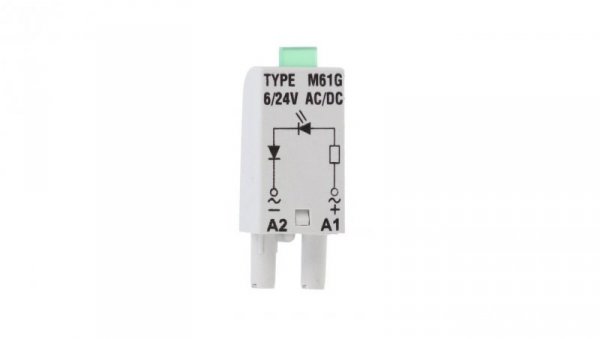 Moduł L dioda LED zielona 6-24V AC/DC M61G szary 854850