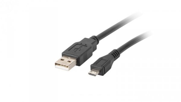 Przewód połączeniowy USB 2.0 High Speed 30cm USB - microUSB czarny CA-USBM-10CC-0003-BK