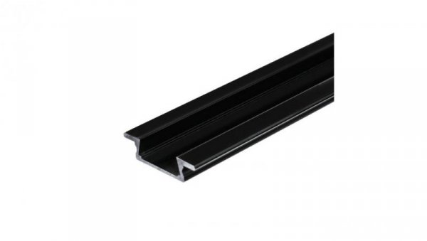 Profil led MiniLUX WPUST 1m czarny meblowy wpuszczany do frezu