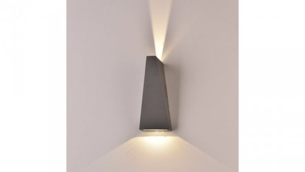 Oprawa elewacja VT-826 6W LED WALL LIGHT COLORCODE:3000K -GREY BODY 8299
