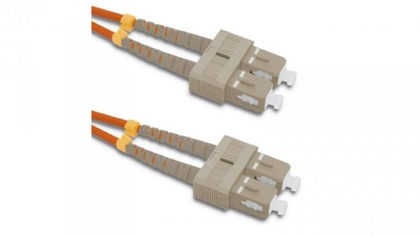 Qoltec Patchcord światłowodowy SC/UPC - SC/UPC Multimode 50/125 OM2 Duplex 1m