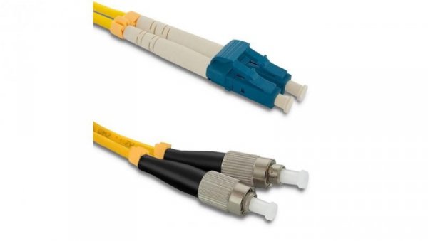 Qoltec Patchcord światłowodowy LC/UPC - FC/UPC Singlemode 9/125 G652D Duplex 3m
