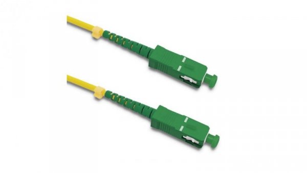 Qoltec Patchcord światłowodowy SC/APC - SC/APC Singlemode 9/125 G652D Simplex 0.5m