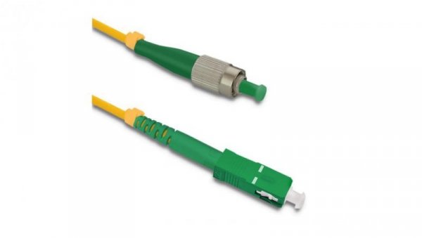 Qoltec Patchcord światłowodowy FC/APC - SC/APC Singlemode 9/125 G652D Simplex 15m