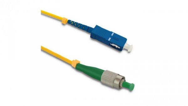 Qoltec Patchcord światłowodowy FC/APC - SC/UPC Singlemode 9/125 G652D Simplex 15m