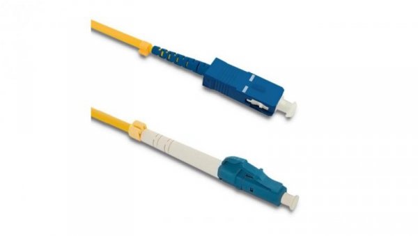 Qoltec Patchcord światłowodowy LC/UPC - SC/UPC Singlemode 9/125 G652D Simplex 3m