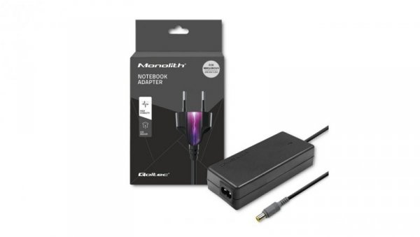 Qoltec Zasilacz do laptopa IBM Lenovo 65W 20V 3.52A 7.9*5.5+pin +kabel zasilający