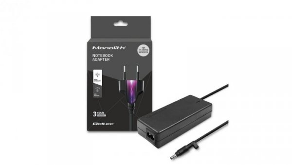 Qoltec Zasilacz do laptopa HP 65W 18.5V 3.5A 4.8*1.7 +kabel zasilający