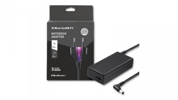 Qoltec Zasilacz do laptopa 90W 19V 4.9A 5.5*2.5 +kabel zasilający