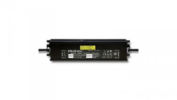 Qoltec Zasilacz impulsowy LED IP67 100W 12V 8.3A Wodoodporny Czarny