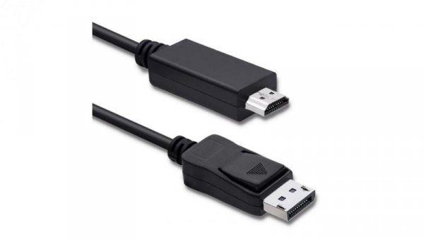 Qoltec DisplayPort v1.2 męski HDMI męski 5K 1m