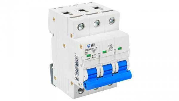 Wyłącznik nadprądowy 3P B 40A 6kA AC LC-Tec EBS9B-3B/40 LCTEC-EBS9B-3B/40