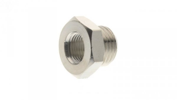Redukcja mosiężna niklowana z G3/8z na G1/4w, 2090 3/8-1/4