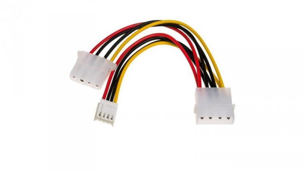 Adapter z kablem Akyga AK-CA-14 Molex (m) / Molex (f) / mini Molex (f) 2x 15cm