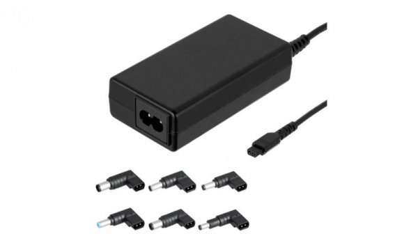 Zasilacz do notebooka Akyga AK-NU-12 65W uniwersalny 6 wtyczek 1.2m