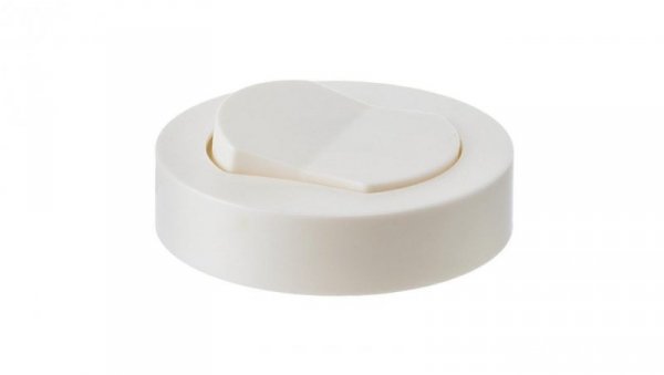 Włącznik meblowy biały nawierzchniowy fi65 230V 2,5A z kablem 2m 2x0,75mm2