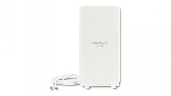Qoltec Antena 4G LTE DUAL z podwójnym złączem SMA 30dBi Wewnętrzna