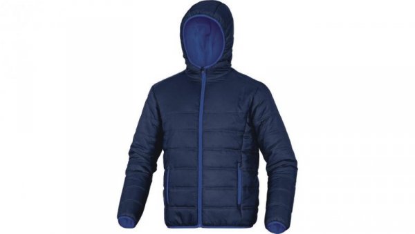 Kurtka puchowa pikowana z poliamidu kolor granatowo-niebieski rozmiar 3XL DOONBM3X