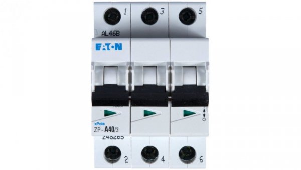 Rozłącznik modułowy 40A ZP-A40/3 (możliwy wyzwalacz) 248265