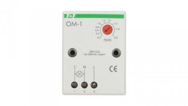 Ogranicznik poboru mocy 16A 30sek OM-1