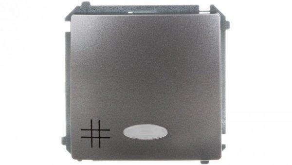 Simon Basic Łącznik krzyżowy stal inox z podświetleniem, szybkozłącza, czerwonym BMW7L.01/21
