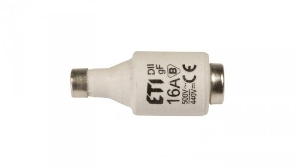 Wkładka bezpiecznikowa 16A DII gF / BiWts 500V AC/440V DC E27 002312105
