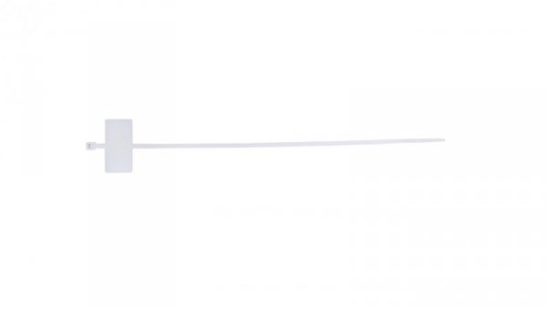 Opaska kablowa z tabliczką opisową TKTO 20/3 biała E01TK-01030100201 /100szt./