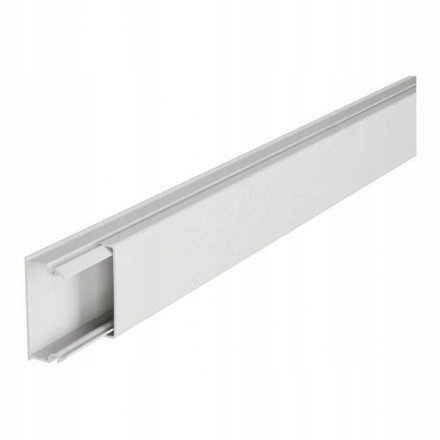 Listwa kablowa samoprzylepna 20x12mm biała 638129 /2m/