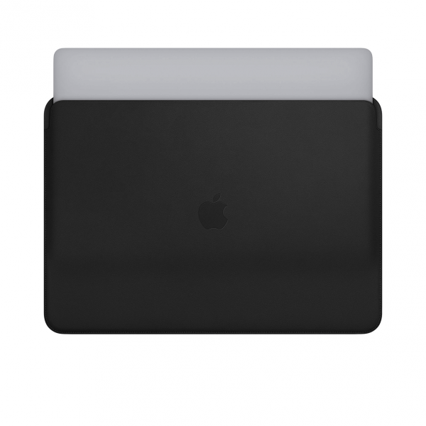Apple Leather Sleeve - Skórzany futerał do MacBook Pro 15 - Black (czarny)