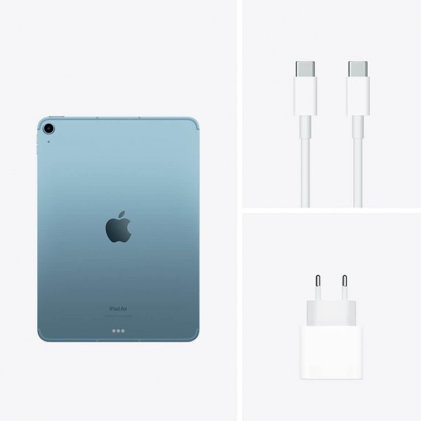 Apple iPad Air M1 10,9&quot; 256GB Wi-Fi + Cellular (5G) Niebieski (Blue)